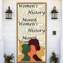 Womens History Month Door Cover International Women's Day Photo Backdrop Womens Day Decorations and Supplies for Home
