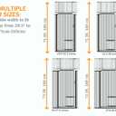 71" Extra Tall Cat Gate 29.5-40.6 Wide Pet gate with Small Cat Door,Pet Gate NO Drilling Pressure Mount Kit for Cats and Dogs Indoor Doorways liveing Room Bedroom-Black