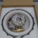 Pendant Lights Kitchen Island: Amber Glass Hanging Light Fixture with Rotating Switch, E26 Base - Modern Lighting for Dining Room, Bedroom & Living Room