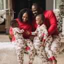 Burt's Bees Baby Family Matching Holiday Pajamas - Organic Cotton PJs for Infants, Toddlers, Kids, Men, and Women