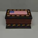 Urns for Ashes - Patriotic Cremation Urn with American Flag - Enduring Ashes Keepsake - Decorative Urns for a Lasting Tribute (Brown)
