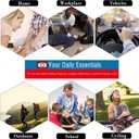 2 x Small Emergency First Aid Kit Including 166 Pieces of Supplies to Clean, Treat, and Protect Minor Injuries for Outdoors, Camping, Auto, Home, and Workplace