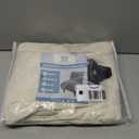 H.VERSAILTEX Water Resistant Accent Chair Cover Reversible Quilted Accent Chair Covers Without Arms Thick Soft Durable Accent Chair Cover with Anti-Slip Buckle Washable, Ivory/Beige