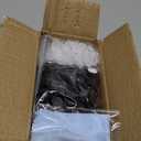 100PCS 1ML 1/4 Dram Mini Clear Glass Essential Oils Sample Bottles with Black Caps for Essential Oils,Chemistry Lab Chemicals, Perfumes. 2x 1ML plastic droppers