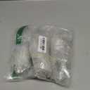 6 Pcs Crystal Glass Finial Christmas Ornaments Large Hanging Christmas Finials Hanging Christmas Tree Decorations for Xmas Tree Decoration Holiday Decor (Silver)