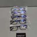 Gaoye Professional Reading Glasses for All Day - Computer Readers with Blue Light Protection - Value Pack, +1.5