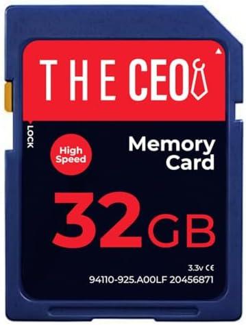 THE CEO Memory Card Ultra SDHC UHS-I 90MB/s – High-Speed & Reliable Camera Card - Class 10 for Fast Read/Write Ideal for Full HD Video & Photography- Get a Durable 32GB SD Card for Long-Term Storage