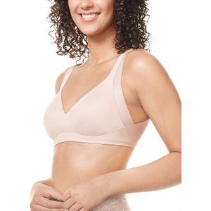 Warner's Women's No Side Effects Underarm and Back-Smoothing Comfort Wireless Lightly Lined T-Shirt Bra Ra2231a (X-Large)