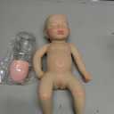 Zero Pam Unpainted Reborn Dolls Silicone Mold Kits Newborn Preemie Dolls Full Body Silicone Girls Kits DIY Reborn Baby Dolls Girls Bathable