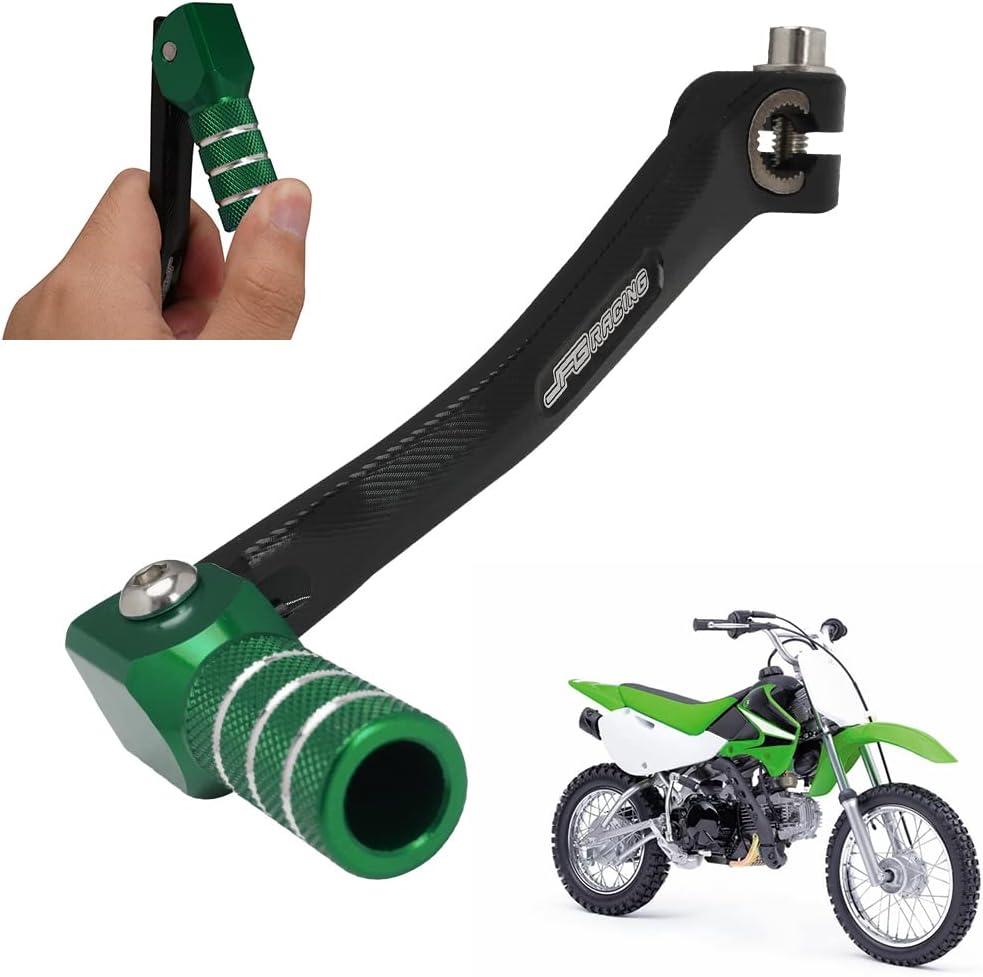JFG RACING Motorcycle Folding Gear Shifter Shift Lever Pedal CNC Universal for KX 50 100 125 KLX 140 CRF XR RM TTR PW SSR Apollo TAO TAO SDG Thumpstar 50cc - 125cc Dirt Pit Bike Green JFG RACING Motorcycle Folding Gear Shifter Shift Lever Pedal CNC Universal for KX 50 100 125 KLX 140 CRF XR RM TTR PW SSR Apollo TAO TAO SDG Thumpstar 50cc - 125cc Dirt Pit Bike Green