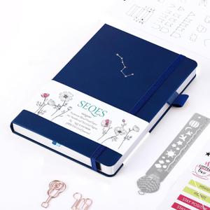 A5 Bullet Dotted Journal Notebook | 160gsm Thick Bleedproof Paper, Lay Flat Binding, 160 Numbered Pages | Hard Cover Dot Grid Notebook/Bullet Journals for Creatives & Professionals-Dipper
