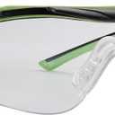 3M Brow Guard Safety Eyewear, Impact-Resistant Lens, Blocks 99.9% of UV, Anti-Fog, Scratch-Resistant Lens, Lightweight & Durable Design, Soft-Touch Nose Pads & Earpiece Enhance Comfort (47100H1-DC) (One Size, Clear)