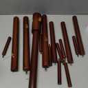 Coat Rack Freestanding, Coat Stands Entryway, Bamboo Coat Rack Hat Hanger 8 Hook for Jacket, Purse, Scarf Rack, Umbrella Tree Stand (Brown)