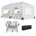 Garvee 10x20 FT Pop Up Canopy Party Tent Heavy Duty Outdoor, White