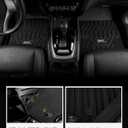 3W Floor Mats & Cargo Mats for Nissan Rogue 2026 2025-2021 S/SV/SL/Platinum, Custom Fit TPE All Weather Floor Liner for Rogue Accessories Full Set Car Mats & Trunk Mat (Not Fit Rogue Sport), Black