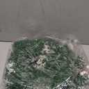 Pre-lit Christmas Wreaths for Front Door 13.7 Inches Christmas Blue Flowers Wreath Decorations with Blue Ball Pine Cones Ornaments 20 LED Lighted Hoop for Xmas Outdoor Wall Window