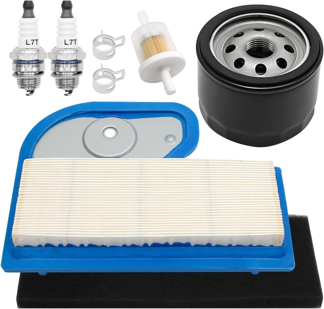 FH451V Air Filter Tune Up Kit Replacement For Kawasaki FH451V FH531V FH541V FH500V 17HP FH580V 19HP FH680D 23HP Engines, Oil Filter Replacement For Kawasaki 49065-2057 49065-2062 49065-7010