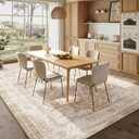 9x12 Area Rug for Living Room-Vintage Farmhouse Boho Floral Neutral Washable Stain Resistant Indoor Carpet for Bedroom Office and Home Decor(Beige&Brown)