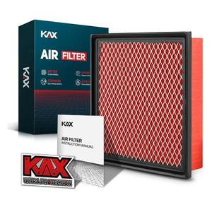 KAX Premium Engine Air Filter, CA10755 Replacement for Toyota Camry, Highlander, Sienna, Avalon, ES350, NX200T, NX300, RX350, RX350L, Durango, Grand Cherokee, 200% Longer Life