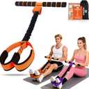 2026 Upgrade Pedal Resistance Bands with Handle - Multifunction Thickened Latex Tubes Foot Pedal Resistance Band - Fashion Puller Sit Up Equipment for Men Women for Full Body Exercise - 75LBS