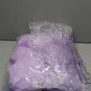 Fanfanwin 36 Pcs Sleepover Party Supplies for Girl Spa Slumber Birthday Favors Throw Blanket Pillow Eye Mask Headband Scrunchies (Solid Color,Purple)