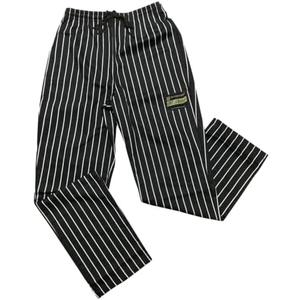 A-to-Z Supply CHP202CHL Chef Regalia Relaxed Fit Chef Pants, Large, 65/35 Poly/Cotton, Chalk Stripe Size Small