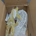 zekirose Lighted Christmas Reindeer Head Wall Decor3D Rudolph Hanging Wreath50 Waterproof Lights for Indoor/Outdoor Use. Decoration during Xmas Holidays. Ideal Christmas Deer Outdoor Decor