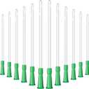 Nuanchu PVC Replacement Tubings Supplies Tubes Kit Clear Replacements Hose with Flexible Rounded End for Smooth Insert(12 FR,60 Pieces)