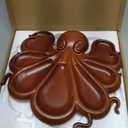 Octopus Serving Tray for Party & Home Decor, Ocean Themed Charcuterie Board, Decorative Octopus Platter for Snacks, Seafood, Beach House Table Display