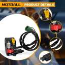 MOTOALL Starter Switch for Honda Foreman TRX 400 450 Headlight Start Stop Choke Left