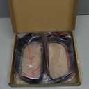 LLKUANG Car Tail Muffler Exhaust Pipe Output Cover Parts Compatible with BMW X5 F15 2014-2018 X6 F16 2015-2019 Stainless Steel Car Tail Pipe Trim Cover(for M Sports Version)