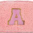 2 x Uygafly Belt Bag with Initials,Fanny Packs Crossbody Bags for Women Girls Kids,Birthday Graduation Gifts for 5 6 7 8 9 10 11 12 13 14 15 16 Year Old Girl,Trendy Cute Purse Stuff - A,Peach