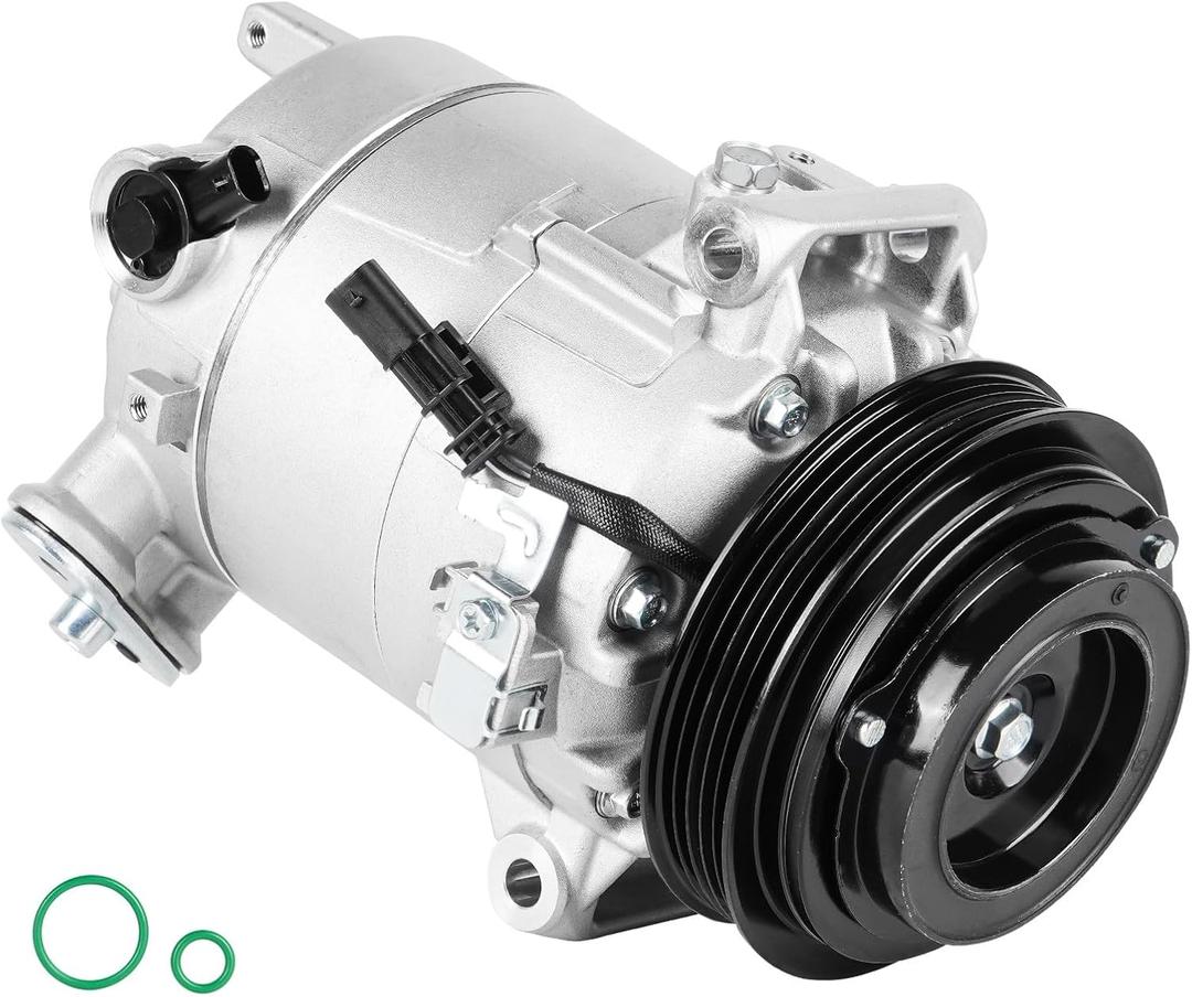 Air Conditioner AC Compressor With Clutch for Chevrolet Impala 2.5L/Malibu 2.0 2.5 2013-2019, for Malibu Limited 2.5/Chevrolet Equinox 2.4 2016-2017, for Buick Regal & GMC Terrain 2.0 2.4 2014-2017