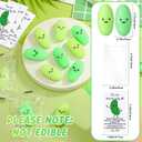 HyDren 50 Set Inspirational Stress Ball Gifts Bulk Kawaii Squeeze Stress Relief Ball Employee Appreciation Gifts Motivational Cards for Graduation Classroom Teacher Nurse Week (Cucumber)