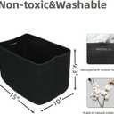 Cotton Rope storage Basket Bins 15X10X9.3 Woven Basket for Organizing Shelves Rectangle Decorative Baskets For storage Clothes Toys Books Towels Square Wicker Nursery basket organizer 3 pack black