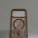 DOMAVER for iPhone 17 Pro Max Case, Magnetic Phone Case for iPhone 17 Pro Max [Compatible with MagSafe] Slim Fit Flowers Floral Design Shockproof Protective Bumper Women Men Girls Boys Cover- Brown