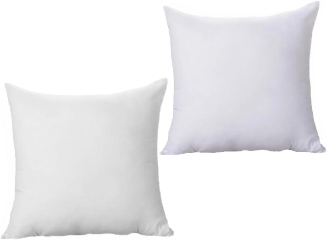 20x20 Pillow Inserts Set of 2, Stuffing Pillow for Couch Decorative Pillows Breathable, Throw Bedding Throw Pillows Insert Soft and Comfy, Throw Pillow Inserts for Sofa Bed 2025 (19.6 in 2pcs)
