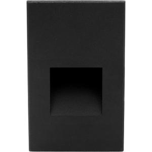 NICOR Lighting STW11203KVBK STW Step Light, 3x5, Black
