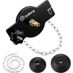 Brake Bleeder Adapter – Universal Reservoir Cap, Master Cylinder Adapter, Fits Most Round Fluid Reservoirs, Pressure Bleeding Kit, Bleed Tool, Leak Free Design