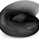 Pangda 8 Inch 8 Feet Lawn Vac Hose PVC Flexible Grass Catcher Leaf Vac Collection Vacuum Hose Fits Most Brands