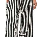 PRETTYGARDEN Women's Wide Leg Lounge Pants Spring Summer Drawstring Elastic Waist Comfy Striped Pajama Bottoms Trendy Clothes (S)