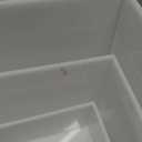 Red Co. Set of 3 Glossy White Acrylic Cube Display Nesting Risers with Hollow Bottoms