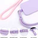 Penitue 3pcs Phone Wrist Straps, Premium Adjustable Braided Cellphone Lanyard with Cat Paw Tether Tabs Mobile Cell Phone Wristlet Bracelet Suitable for Women (3 Colors)