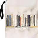 Book CoversBook Sleeve with Zipper, Book Lover Gifts, Not B Book, 9 X 11 Inch (Large)