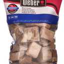 Weber Hickory Wood Chunks, 4 lb  Premium BBQ Smoking & Grilling Chips for Rich, Subtly Sweet Flavor  Ideal for Beef, Lamb, Poultry & Pork  Long Lasting