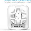 EERO Max 7 Wall Mount, Wall Brackets ABS Router Holder Compatible with eero Max 7 Extender Space Saving (3 Pack)
