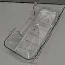 Bathtub Toy Storage  Clear Bath Toy Holder with Drainage Holes, Wall-Mounted No-Drill Organizer for Kids Tub Toys (Large)