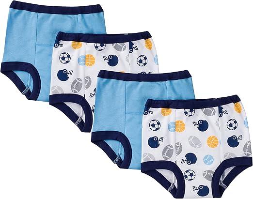 Gerber Baby Boys' Infant Toddler 4 Pack Potty Training Pants Underwear 18 M