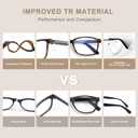 EASY READ 2 Pairs Sporty Style Reading Glasses Men, Black/Demi, 2.00X