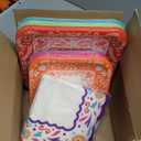 Fiesta Party Supplies Kit for 48: Complete Mexican Celebration Pack with Dinner & Dessert Paper Plates, Napkins -Cinco de Mayo, Taco Birthday & Mexican Party Decorations